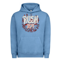 Pigment Pebble Blue Rush 1974 Urban Hoodie - linhVisuals