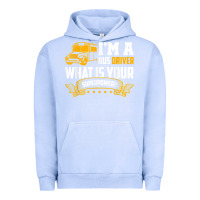 Pigment Grape Ice i'm a bus driver what is your superpower driving school bus t shirt Urban Hoodie - linhVisuals