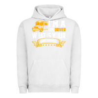 Pigment Lunar Rock i'm a bus driver what is your superpower driving school bus t shirt Urban Hoodie - linhVisuals
