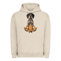 Pigment French Oak yoga fitness bluetick coonhound dog 363 bodybuilding Urban Hoodie - linhVisuals