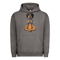 Pigment Tornado yoga fitness bluetick coonhound dog 363 bodybuilding Urban Hoodie - linhVisuals