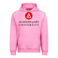 Fuchsia Pink academy of art, college design Urban Hoodie - linhVisuals