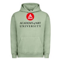 Pigment Oil Green academy of art, college design Urban Hoodie - linhVisuals