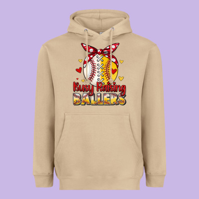 Busy Raising Ballers Heavyweight Hoodie Designed By Jahusdesignshop