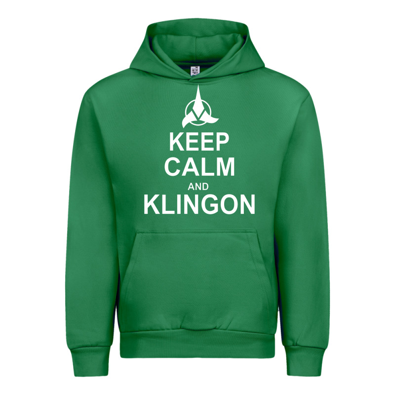 Keep Calm And Klingon Urban Hoodie by linhVisuals | Teevron