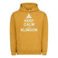Pigment Peanut Butter keep calm and klingon Urban Hoodie - linhVisuals
