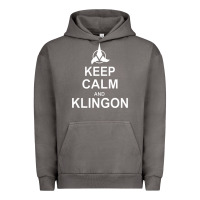 Pigment Tornado keep calm and klingon Urban Hoodie - linhVisuals