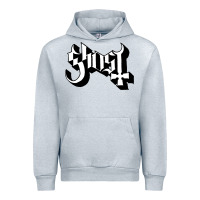 Heather Grey ghost Urban Hoodie - linhVisuals