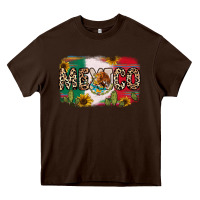 Chocolate Brown Mexico Heavy Core Tee - RanaPortraitStore