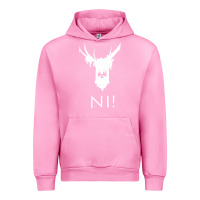 Fuchsia Pink knights who say ni Urban Hoodie - linhVisuals