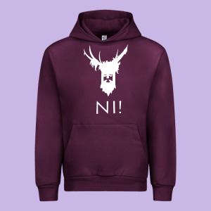 Knights Who Say Ni Urban Hoodie Designed By Linhvisuals