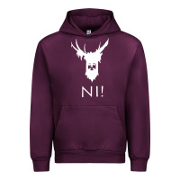 Mauve Wine knights who say ni Urban Hoodie - linhVisuals