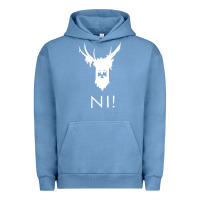 Pigment Pebble Blue knights who say ni Urban Hoodie - linhVisuals