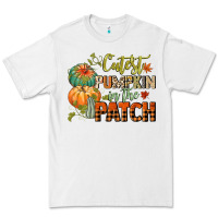 White cutest pumpkin in the patch Premium Tee - CowGirlArtShop