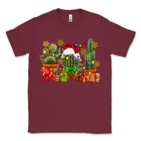 Burgundy christmas cactus Classic Tee - CowGirlArtShop