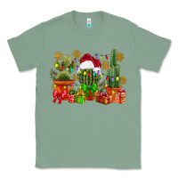 Sage christmas cactus Classic Tee - CowGirlArtShop