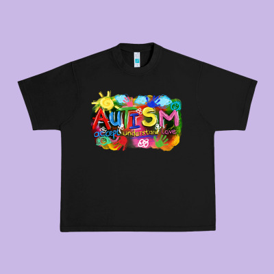 Autism Accept Understand Love Urban Heavy Tee Designed By Fadigitalartstudio