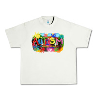 Pistachio Autism accept understand love Urban Heavy Tee - FaDigitalArtStudio