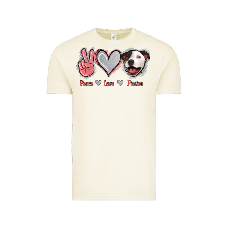 Peace Love Pitties Vintage Tee by Jasminsmagicworld | Teevron