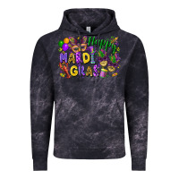 Cloud Black happy mardi gras Vintage Hoodie - FaDigitalArtStudio