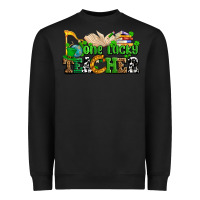 Black one lucky teacher Heavyweight Sweatshirt - AdoDesignShop