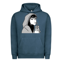 Pigment Midnight Navy Tori Heart Spring Heartstopper Urban Hoodie - linhVisuals
