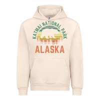 Sandshell katmai national park alaska bear hiking travel nature retro pullover h Urban Hoodie - linhVisuals