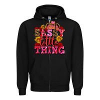 Black sassy little thing with crown Zipper Hoodie - AdoDesignShop