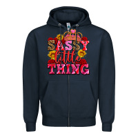 Navy sassy little thing with crown Zipper Hoodie - AdoDesignShop