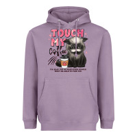 Lavender touch my coffee and ill slap you so hard grumpy ca Heavyweight Hoodie - JahusDesignShop