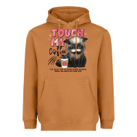 Meerkat touch my coffee and ill slap you so hard grumpy ca Heavyweight Hoodie - JahusDesignShop