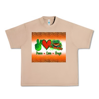 Burro peace love frogs Urban Heavy Tee - Jasminsmagicworld