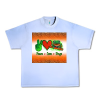 Grape Ice peace love frogs Urban Heavy Tee - Jasminsmagicworld