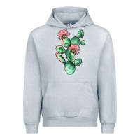 Heather Grey cactus 5 Urban Hoodie - JahusDesignShop