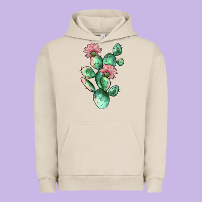 Cactus 5 Urban Hoodie Designed By Jahusdesignshop