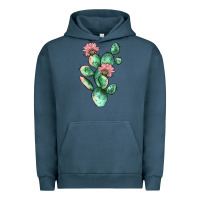 Pigment Midnight Navy cactus 5 Urban Hoodie - JahusDesignShop