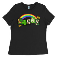 Black Lucky St. Patrick's Day Ladies Tee - CowGirlArtShop