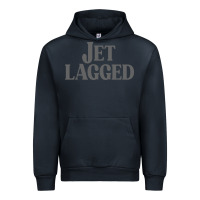 Navy jet lagged cute world traveler & funny vacation pullover hoodie Urban Hoodie - linhVisuals