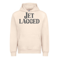 Sandshell jet lagged cute world traveler & funny vacation pullover hoodie Urban Hoodie - linhVisuals