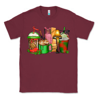 Burgundy christmas movie coffee cups Classic Tee - CowGirlArtShop