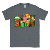 Charcoal Heather christmas movie coffee cups Classic Tee - CowGirlArtShop