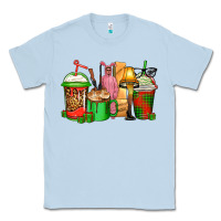 Dusty Blue christmas movie coffee cups Classic Tee - CowGirlArtShop