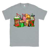 Heather Grey christmas movie coffee cups Classic Tee - CowGirlArtShop