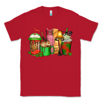 Red christmas movie coffee cups Classic Tee - CowGirlArtShop
