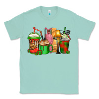 Seafoam christmas movie coffee cups Classic Tee - CowGirlArtShop