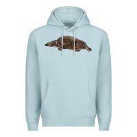 Blue Mist Platypus Premium Hoodie - LillyAllenDesigns
