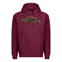 Burgundy Platypus Premium Hoodie - LillyAllenDesigns