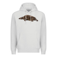 Dove Grey Platypus Premium Hoodie - LillyAllenDesigns