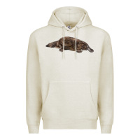 Oatmeal Heather Platypus Premium Hoodie - LillyAllenDesigns