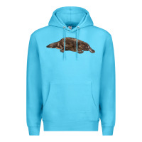 Ocean Blue Platypus Premium Hoodie - LillyAllenDesigns